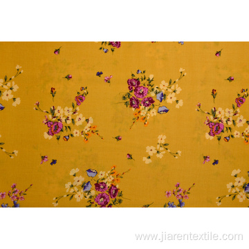 Competitive Price Yellow Background Printed Fabrics